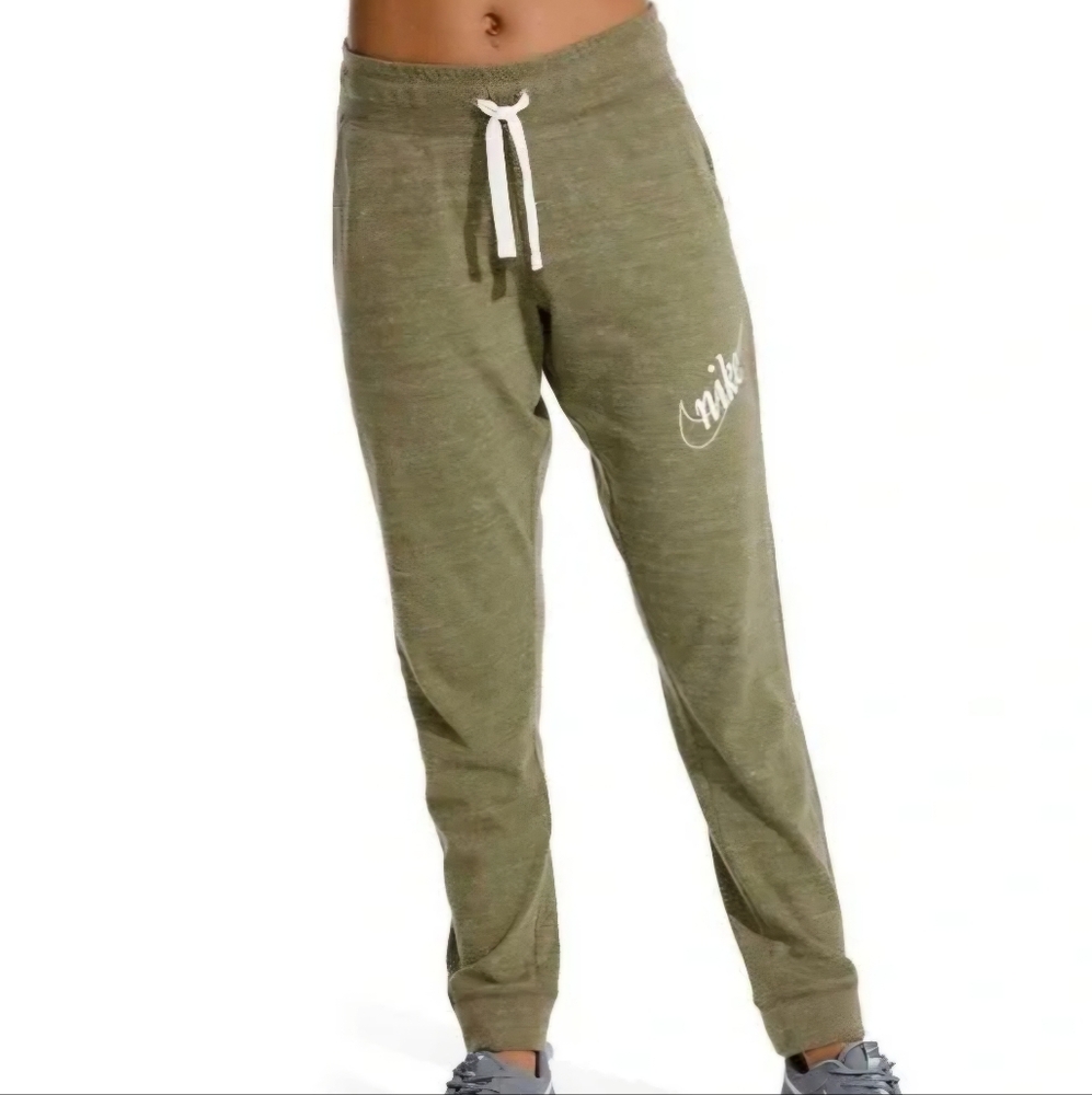 Nike Olive Women's Joggers - Picture 2 of 5